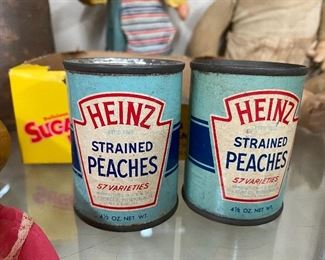 Old Heinz Peaches Cans