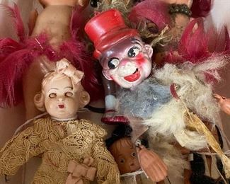 Assorted Old Celluloid Dolls