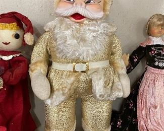 Vintage Santa in Unusual Suit