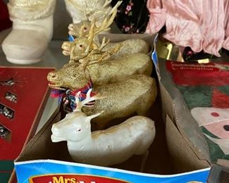 Vintage Plastic Reindeer