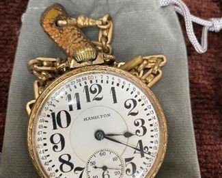 Nice Old Hamilton Pocket Watch (Running)