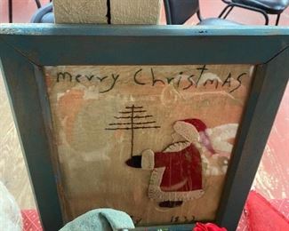 Vintage Home Made Christmas Display