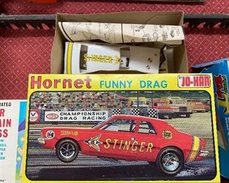 Jo-Han Hornet Funny Drag Car Model Built in Box