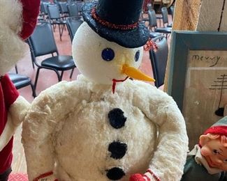 Vintage Snowman Figure
