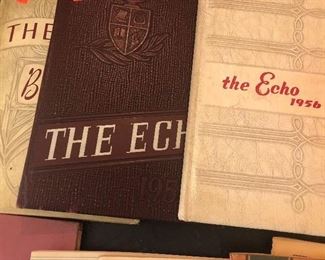 The Echo yearbooks