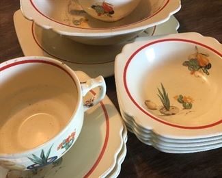Homer Laughlin vintage dinnerware