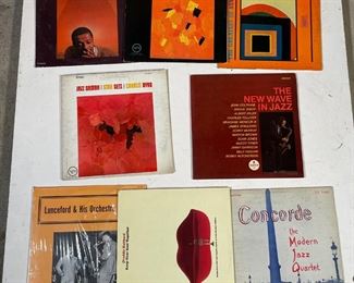 (8pc) JAZZ & OTHER VINYL | Including Stan Getz, Wynton Kelly "Comin' in the Back Door," "The New Wave in Jazz," "Concorde: the Modern Jazz Quartet," "Lunceford & His Orchestra," and Freddie Hubbard "Keep Your Soul Together" [records not inspected for condition] 