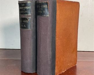 (2vol) THE AMERICAN CONFLICT | The American Conflict: A History of The Great Rebellion in the United States of America, 1860-'64: its Causes, Incidents, and Reults by Horace Greeley (1811-1872), Hartford: published by O.D. Case & Company / Chicago: Geo. & C. W. Sherwood, 1865 [pages with some toning and foxing] 