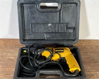 DEWALT POWER DRILL | Corded, in a hard shell case [untested] 
