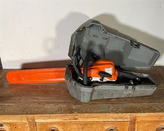 STIHL CHAINSAW | In a hardshell carrying case [untested]; overall approx. l. 35 in. 