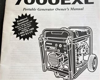 Generac portable generator -7000EXL
