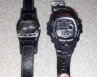 Fossil and G-Shock Watches