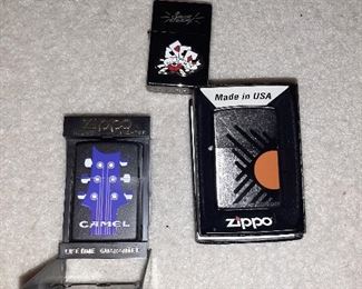 Camel Zippo + other lighters
