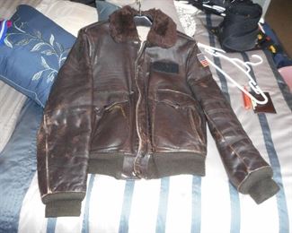 Leather Bomber Jacket