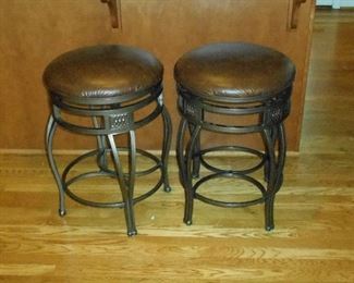 Pair of Low Bar Stools