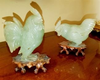 Semi Precious Stone, Roosters,