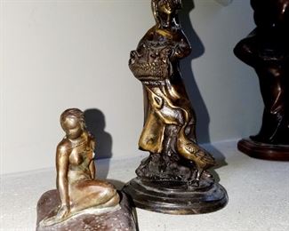 Bronze statues