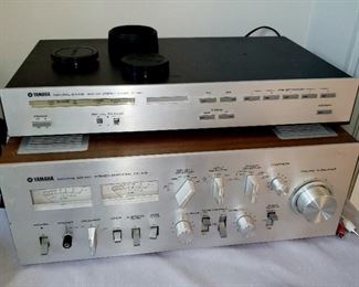 Yamaha, Natural Sound, AM/FM Stereo Tuner.  Yamaha, Natural Sound Stereo Amplifier CA-810
