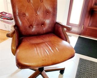 Leather, Office chair