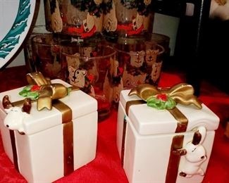 Fitz & Floyd Christmas boxes