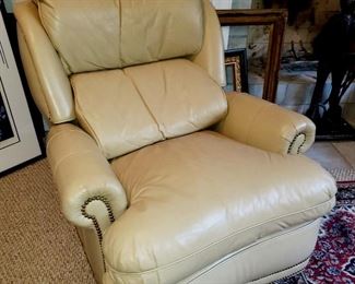 Leather Recliner, Hancock and Moore