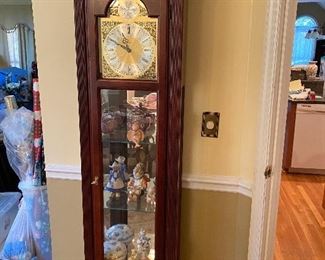 Howard Miller Cherish clock with display shelves