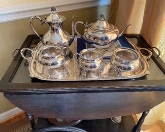 Vintage silver plated tea set