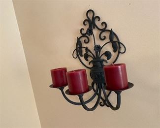 pair of wall sconces