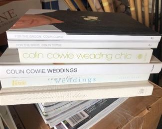 Wedding books and Martha Stewart magazine collection