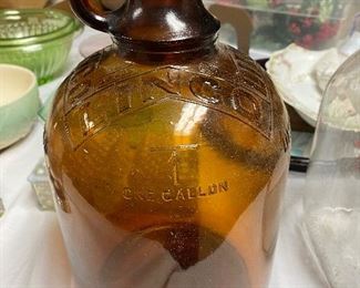 Brown Lingo gallon jug