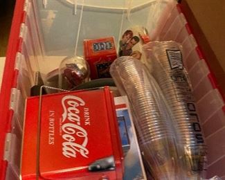 Lots of Coca Cola items!