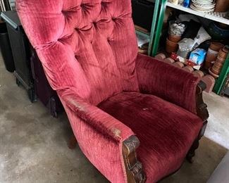 Overstuffed chair