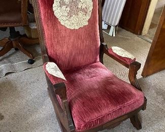 Beautiful antique rocking chair