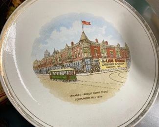Souvenir plate from Hammond, IN