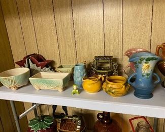 Roseville, Rookwood, McCoy pottery