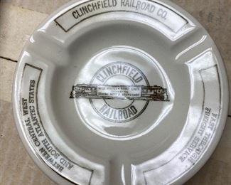 Clinchfield Railroad ashtrays (we have 3 at this sale!)