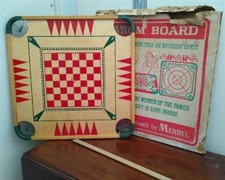 Carom board in box