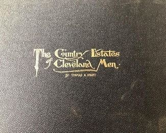Extremely rare The Country Estates of Cleveland Men in very good condition. Part of a collection of rare Cleveland Books. 