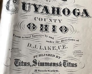 1874 Cuyahoga County Atlas