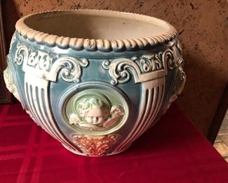 Huge Roseville Cameo planter