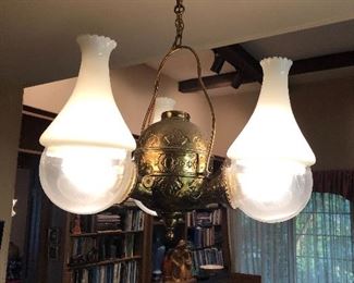 Angle lamp chandelier