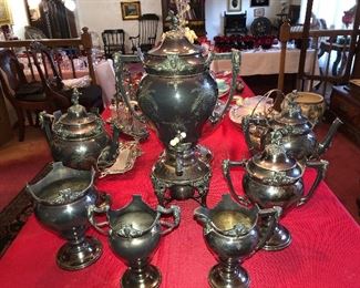 Victorian coffee/tea set by Rogers, Smith & Co. 