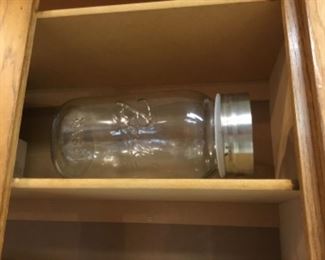 Large Ball jar with metal lid