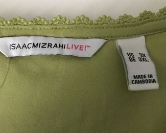 Like New Isaac Mizrahi Live blouse size 3X