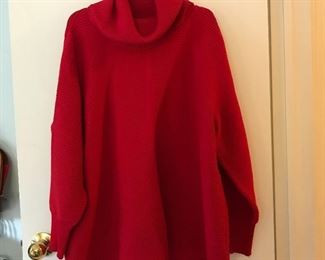 cyrus 3X women's sweater in red