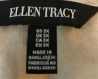 ELLEN TRACY woman's size 3X blouse