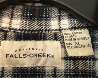 Falls Creek woman's size XL flannel shirt