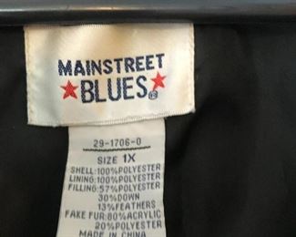 MAINSTREET BLUES Woman's size XL vest