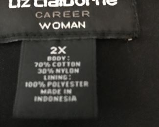 Liz Claiborne woman's size 2X 