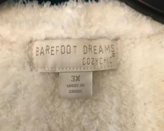 Barefoot Dreams cozyChic 3X woman's fluffy sweater